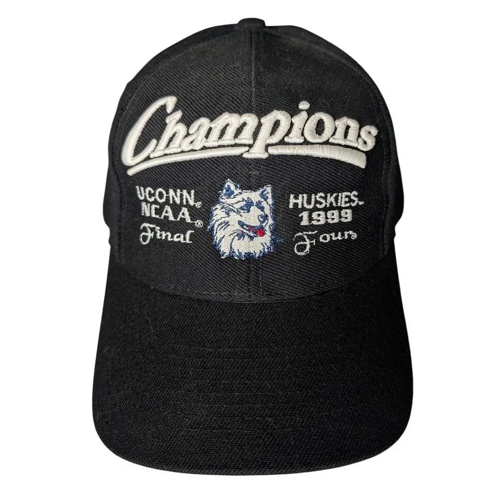 UCONN Huskies‎ NCAA 1999 Champions Final Four Snapback Hat Black Adjustable